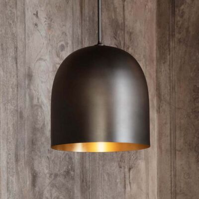Suspension Howard - Ø 16cm, Gunmetal Suspension Howard - Ø 16cm, Gunmetal