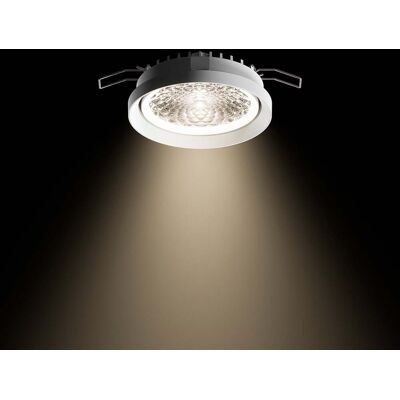 Spot encastré LED Nivo, blanc, 50°, 11 cm, fixe, à intensité variable - Sigor - Salon / séjour - Moderne - Aluminium - À ampoule unique Spot encastré LED Nivo, blanc, 50°, 11 cm, fixe, à intensité variable - Sigor - Salon / séjour - Moderne - Aluminium - À ampoule unique