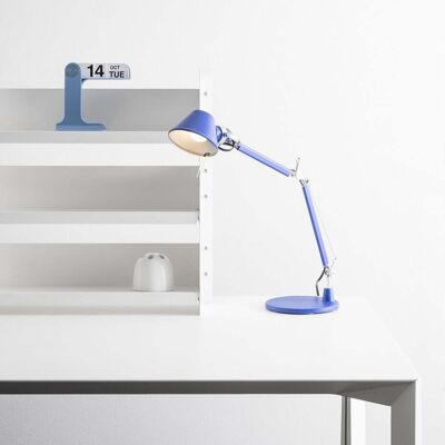 lampe à poser Tolomeo Micro bleue - Artemide - Bureau / espaces de travail - Design - Métal - À ampoule unique lampe à poser Tolomeo Micro bleue - Artemide - Bureau / espaces de travail - Design - Métal - À ampoule unique