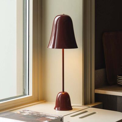 Lampe de table Blåklockan, couleur bordeaux, hauteur 56 cm - Globen Lighting - Salon / séjour - Scandinave - Métal - Avec abat-jour Lampe de table Blåklockan, couleur bordeaux, hauteur 56 cm - Globen Lighting - Salon / séjour - Scandinave - Métal - Avec abat-jour