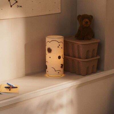 Lampe de table LED Skye, lin naturel Hauteur 27 cm - ferm LIVING - Chambre d'enfant - Jeune - Tissu / textile - À ampoule unique Lampe de table LED Skye, lin naturel Hauteur 27 cm - ferm LIVING - Chambre d'enfant - Jeune - Tissu / textile - À ampoule unique