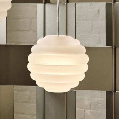 Press Sphere Mini suspension LED dépoli 15 cm - Tom Dixon - Salon / séjour - Design - Verre - Avec abat-jour Press Sphere Mini suspension LED dépoli 15 cm - Tom Dixon - Salon / séjour - Design - Verre - Avec abat-jour