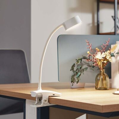 Maori LED Portable Lampe de Table w/Pince Blanc - Lindby - Bureau / espaces de travail - Moderne - Métal - À ampoule unique Maori LED Portable Lampe de Table w/Pince Blanc - Lindby - Bureau / espaces de travail - Moderne - Métal - À ampoule unique