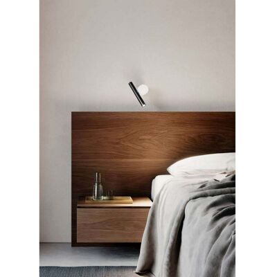 Doi Applique Murale 2700K Black/Ribbed White - Luceplan - Salon / séjour - Aluminium Doi Applique Murale 2700K Black/Ribbed White - Luceplan - Salon / séjour - Aluminium