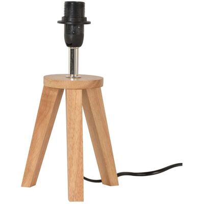 Lampe à poser de yoga sans abat-jour, bois clair, hauteur 26 cm - COREP SAS - Salon / séjour - Trépied Lampe à poser de yoga sans abat-jour, bois clair, hauteur 26 cm - COREP SAS - Salon / séjour - Trépied