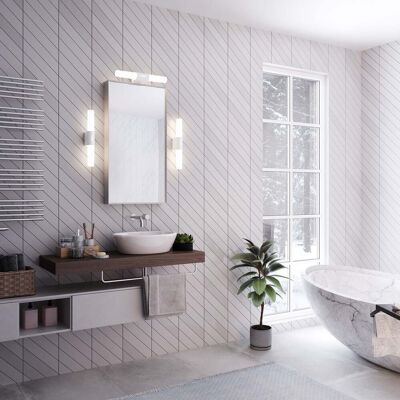 Applique Murale Nordlux Helva Double Basic - Lampe LED Salle de Bain Applique Murale Nordlux Helva Double Basic - Lampe LED Salle de Bain