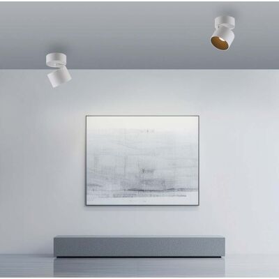 Spot pour plafond LED Cup, blanc, Ø 9,5 cm, métal - PURE - Salon / séjour - Moderne - À ampoule unique Spot pour plafond LED Cup, blanc, Ø 9,5 cm, métal - PURE - Salon / séjour - Moderne - À ampoule unique