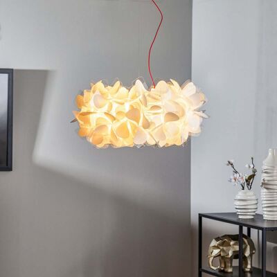 Clizia Mama Non Mama suspension, Ø 53 cm, blanc/rouge - Slamp - Salon / séjour - Design - Plastique - Multi-ampoules Clizia Mama Non Mama suspension, Ø 53 cm, blanc/rouge - Slamp - Salon / séjour - Design - Plastique - Multi-ampoules