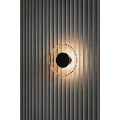 Aura Applique Murale w/Canopy Opal - Marset - Verre Aura Applique Murale w/Canopy Opal - Marset - Verre