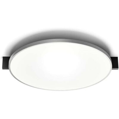 Plafonnier Inlay Round C3, noir/argent - Light-Point - Chambre à coucher - Aluminium Plafonnier Inlay Round C3, noir/argent - Light-Point - Chambre à coucher - Aluminium