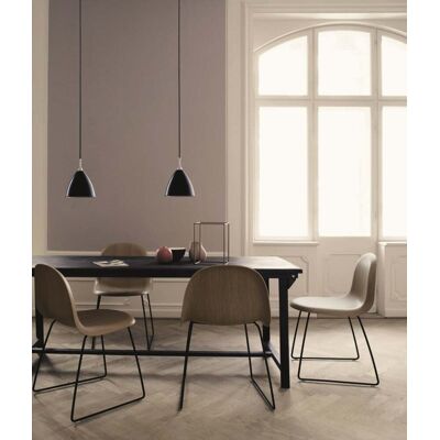 GUBI Gubi Bestlite BL9 Suspension - Chrome/Porcelaine - 16cm GUBI Gubi Bestlite BL9 Suspension - Chrome/Porcelaine - 16cm