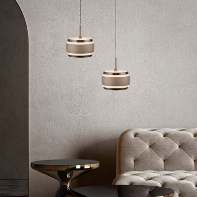 Suspension LED Falling Rings, bronze, Ø 13 cm, CCT - PURE - Salon / séjour - Moderne - Métal - À ampoule unique Suspension LED Falling Rings, bronze, Ø 13 cm, CCT - PURE - Salon / séjour - Moderne - Métal - À ampoule unique