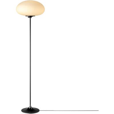 Lampe sur pied Stemlite, noir-chrome, hauteur 150 cm, à intensité variable - GUBI - Salon / séjour - Design - Métal - À ampoule unique Lampe sur pied Stemlite, noir-chrome, hauteur 150 cm, à intensité variable - GUBI - Salon / séjour - Design - Métal - À ampoule unique