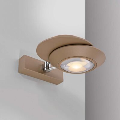 Applique murale LED Oculis couleur bronze, 30 cm, fer, à 2 lampes - PURE - Chambre à coucher - Moderne - Métal - Multi-ampoules Applique murale LED Oculis couleur bronze, 30 cm, fer, à 2 lampes - PURE - Chambre à coucher - Moderne - Métal - Multi-ampoules