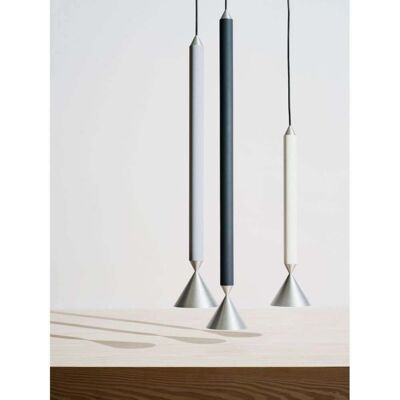 Suspension Pholc Apollo 39 Gris - Design rétro-futuriste Suspension Pholc Apollo 39 Gris - Design rétro-futuriste