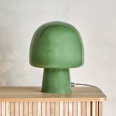 Lampe à poser Paddy, verte, verre, hauteur 26,5 cm - BLOOMINGVILLE - Salon / séjour - Jeune - À ampoule unique Lampe à poser Paddy, verte, verre, hauteur 26,5 cm - BLOOMINGVILLE - Salon / séjour - Jeune - À ampoule unique