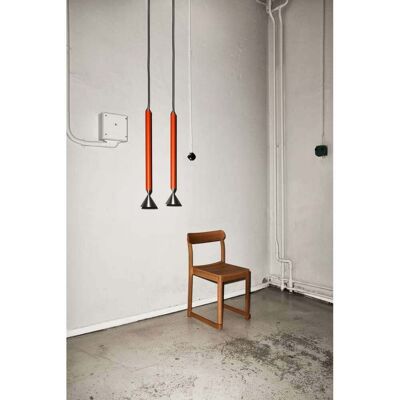 Apollo 59 Suspension Red Orange/Aluminium - Pholc - Salon / séjour Apollo 59 Suspension Red Orange/Aluminium - Pholc - Salon / séjour
