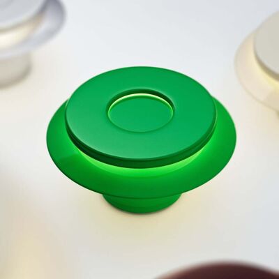 Applique murale Lille 18, verte, aluminium, Ø 18 cm - Pholc - Couloir - Design - Rond Applique murale Lille 18, verte, aluminium, Ø 18 cm - Pholc - Couloir - Design - Rond