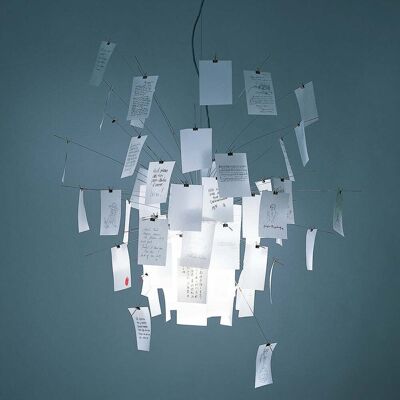 Ingo Maurer - Nota'z 6 - Notes personnalisables - Suspension Ingo Maurer - Nota'z 6 - Notes personnalisables - Suspension