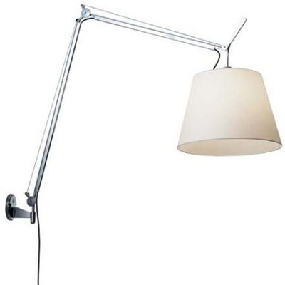 Tolomeo Mega Applique Murale avec Variateur Ø320 Aluminium/Blanc - Artemide - Salon / séjour Tolomeo Mega Applique Murale avec Variateur Ø320 Aluminium/Blanc - Artemide - Salon / séjour
