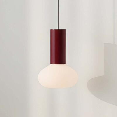 Suspension Flo, rouge, à 1 lampe, verre - ALDEX - Salon / séjour - Design - Métal - À ampoule unique Suspension Flo, rouge, à 1 lampe, verre - ALDEX - Salon / séjour - Design - Métal - À ampoule unique
