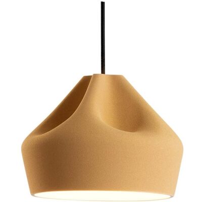 Pleat Box 24 LED Suspension Ocher/Blanc - Marset - Salon / séjour - Céramique Pleat Box 24 LED Suspension Ocher/Blanc - Marset - Salon / séjour - Céramique