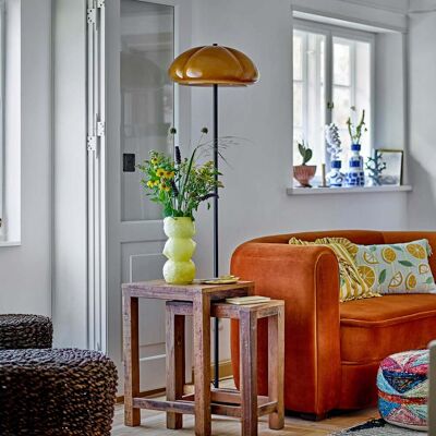 Lampadaire Kinoko, jaune, à 2 lampes, hauteur 157 cm - Bloomingville - Salon / séjour - Scandinave - Métal - Multi-ampoules Lampadaire Kinoko, jaune, à 2 lampes, hauteur 157 cm - Bloomingville - Salon / séjour - Scandinave - Métal - Multi-ampoules