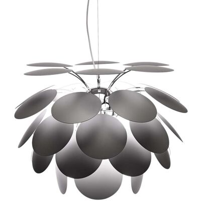 Discoco Suspension Ø68 Gris Mat - Marset Discocó - Salon / séjour - Design - Plastique - À ampoule unique Discoco Suspension Ø68 Gris Mat - Marset Discocó - Salon / séjour - Design - Plastique - À ampoule unique