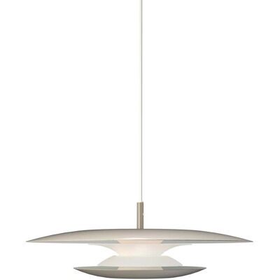 Suspension Eclipse, Ø 43 cm, gris, métal, G9 - Belid - Salon / séjour - Design - À ampoule unique Suspension Eclipse, Ø 43 cm, gris, métal, G9 - Belid - Salon / séjour - Design - À ampoule unique