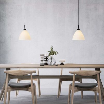 Herstal Belid Maxi Dome Lampe Suspendue Noire - Suspension Herstal Belid Maxi Dome Lampe Suspendue Noire - Suspension