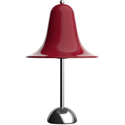 Lampe à poser Pantop Ø 23 cm rouge cerise - VERPAN - Salon / séjour - Design - Métal - Avec abat-jour Lampe à poser Pantop Ø 23 cm rouge cerise - VERPAN - Salon / séjour - Design - Métal - Avec abat-jour