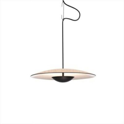 Ginger 20 Suspension Chêne-Blanc - Marset - Salon / séjour - Aluminium Ginger 20 Suspension Chêne-Blanc - Marset - Salon / séjour - Aluminium