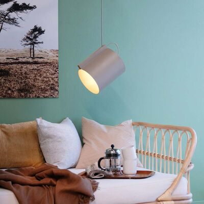 Dyberg Larsen Wum Suspension Grande Gris Mat - Lampe Suspendue Dyberg Larsen Wum Suspension Grande Gris Mat - Lampe Suspendue