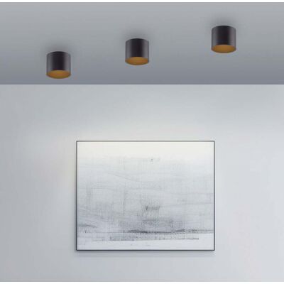 Plafonnier LED « Point » pour salle de bain, noir, Ø 18 cm, IP44 - PURE - Salle de bains - Moderne - Métal - À ampoule unique Plafonnier LED « Point » pour salle de bain, noir, Ø 18 cm, IP44 - PURE - Salle de bains - Moderne - Métal - À ampoule unique