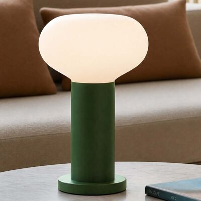 Lampe à poser Flo, verte, Ø 19 cm, verre - ALDEX - Salon / séjour - Design - Métal - À ampoule unique Lampe à poser Flo, verte, Ø 19 cm, verre - ALDEX - Salon / séjour - Design - Métal - À ampoule unique