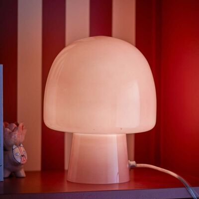 lampe à poser Paddy, rose, verre, hauteur 26,5 cm - BLOOMINGVILLE - Salon / séjour - Jeune - À ampoule unique lampe à poser Paddy, rose, verre, hauteur 26,5 cm - BLOOMINGVILLE - Salon / séjour - Jeune - À ampoule unique