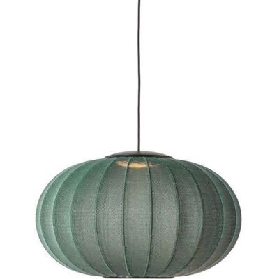 Knit-Wit 57 suspension LED ovale, verte, Ø 57 cm - Made By Hand - Chambre à coucher - Tissu / textile Knit-Wit 57 suspension LED ovale, verte, Ø 57 cm - Made By Hand - Chambre à coucher - Tissu / textile
