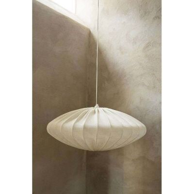 Watt & Veke - Ellipse 65 Plafonnier en Lin Blanc Watt & Veke - Ellipse 65 Plafonnier en Lin Blanc