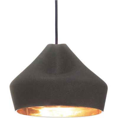 Pleat Box 24 LED Suspension Noir/Or - Marset - Salon / séjour - Céramique Pleat Box 24 LED Suspension Noir/Or - Marset - Salon / séjour - Céramique