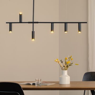 Aldex Trevo 1104K1 Suspension - Moderne, Noire, 6 GU10 Aldex Trevo 1104K1 Suspension - Moderne, Noire, 6 GU10