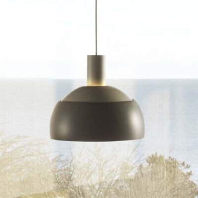 Suspension FJ Elements grise Ø 25 cm E27 - Louis Poulsen - Salon / séjour - Moderne - Aluminium - Avec abat-jour Suspension FJ Elements grise Ø 25 cm E27 - Louis Poulsen - Salon / séjour - Moderne - Aluminium - Avec abat-jour