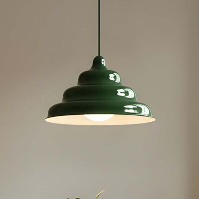 Suspension Fala, verte, Ø 23 cm, verre - ALDEX - Salle à manger - Design - Métal - À ampoule unique Suspension Fala, verte, Ø 23 cm, verre - ALDEX - Salle à manger - Design - Métal - À ampoule unique