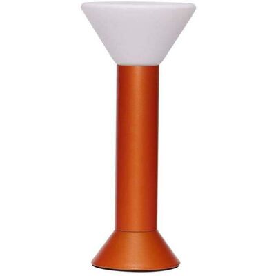 Flash Portable Lampe de Table Métallique Orange - Hübsch - Cuisine Flash Portable Lampe de Table Métallique Orange - Hübsch - Cuisine