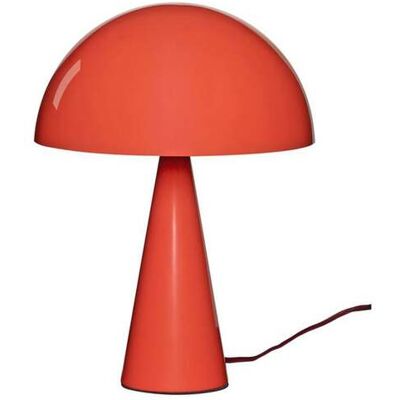 lampe à poser Mush Mini, rouge clair, métal, hauteur 25 cm - HÜBSCH - Salon / séjour - Moderne - À ampoule unique lampe à poser Mush Mini, rouge clair, métal, hauteur 25 cm - HÜBSCH - Salon / séjour - Moderne - À ampoule unique