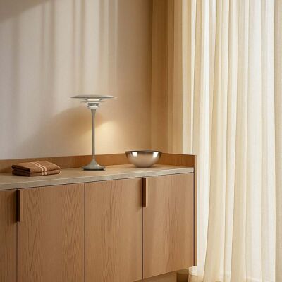 lampe à poser Diablo, hauteur 48 cm, grège, métal, G9 - Belid - Salon / séjour - Design - À ampoule unique lampe à poser Diablo, hauteur 48 cm, grège, métal, G9 - Belid - Salon / séjour - Design - À ampoule unique