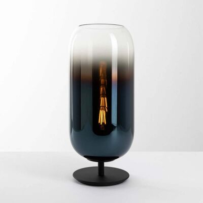 Gople Mini Lampe de Table Blue Sapphire/Black - Artemide - Salon / séjour - Design - Verre - Avec abat-jour Gople Mini Lampe de Table Blue Sapphire/Black - Artemide - Salon / séjour - Design - Verre - Avec abat-jour