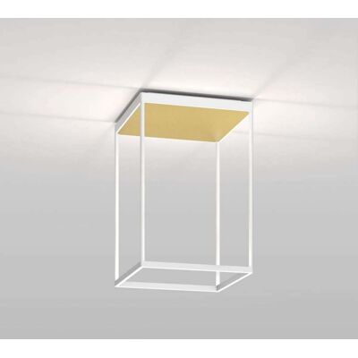 Plafonnier Reflex 2 LED, blanc/doré, 45 cm - Serien.lighting Serien Lighting - Aluminium Plafonnier Reflex 2 LED, blanc/doré, 45 cm - Serien.lighting Serien Lighting - Aluminium