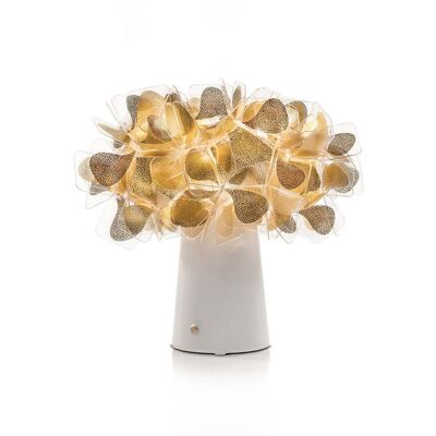 lampe à poser LED rechargeable Clizia Mama Non Mama dorée/blanche - Slamp - Salon / séjour - Design - Plastique - Avec abat-jour lampe à poser LED rechargeable Clizia Mama Non Mama dorée/blanche - Slamp - Salon / séjour - Design - Plastique - Avec abat-jour