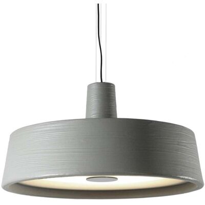 Soho 112 LED Dali Suspension Gris Pierre - Marset - Plastique Soho 112 LED Dali Suspension Gris Pierre - Marset - Plastique