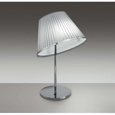 Choose T LED Lampe de Table Chrome/White - Artemide - Chambre à coucher - Design - Métal - Avec abat-jour Choose T LED Lampe de Table Chrome/White - Artemide - Chambre à coucher - Design - Métal - Avec abat-jour